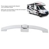 RV Push Button Pull Handle Latch Lock Arc Shape Glossy