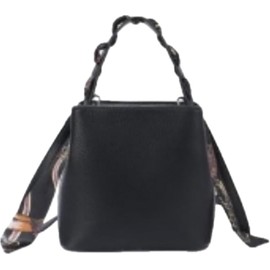 Ladies Dice Bowknot Handbag Shoulder Bag Medium Bag, black