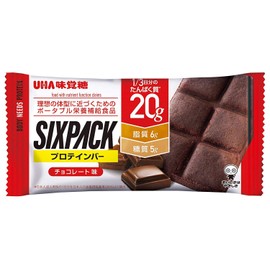 UHA味覚糖 SIXPACK プロテインバー チョコレート味