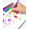 Zebra Pen Doodlerz Gel Stick Pen with Display Cup, Smooth
