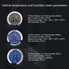 JAGTRADE Temperature Measuring Instrument Auto Car Vehicle Thermometer/Hygrometer Clock Mini