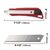 HAUTMEC 25mm Utility Knife Set, Heavy Duty Auto-Lock, Retractable Box