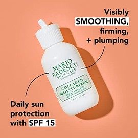 Mario Badescu Hidratante Facial Colágeno Mujeres Hombres Spf Piel Mixta Sensible Crema Diurna Aceite Semilla Algodón