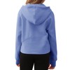 Doshoop - Sudadera corta con cuello de media cierre para