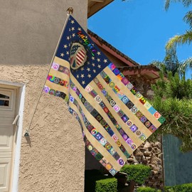US Peace Flag 3x5 ft Garden Banner Indoor Outdoor Perfect Decoration