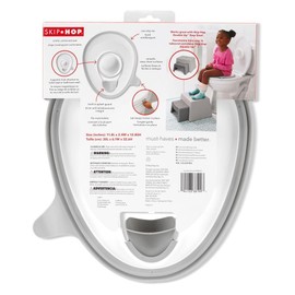 Skip Hop Toddler Potty Training Seat, Easy Store,2.4"L x 12.85"W