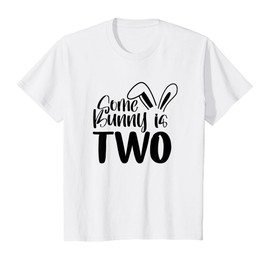 Some Bunny Is Two Easter Second Birthday Boys & Girls Outfit T-Shirt