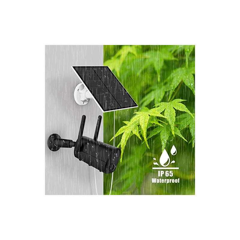 5W Solar Panel Charger for Outdoor Security Cameras