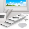 Air Jade Dual Hose Portable Air Conditioner Window Seal Kit,