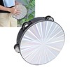 Radiant Tambourine Reflective Clear Crisp Sound Double Row Bell Drum