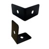 Sutfmwe 4 Pcs Black Metal Corner Protector, Decorative Right Angle
