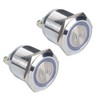 DMWD 22mm Waterproof Red LED Flash Alarm 24V DC 7/8