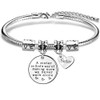 Sister Gifts,Silver Charm Snake Bracelet for Women Girl Teens Birthday
