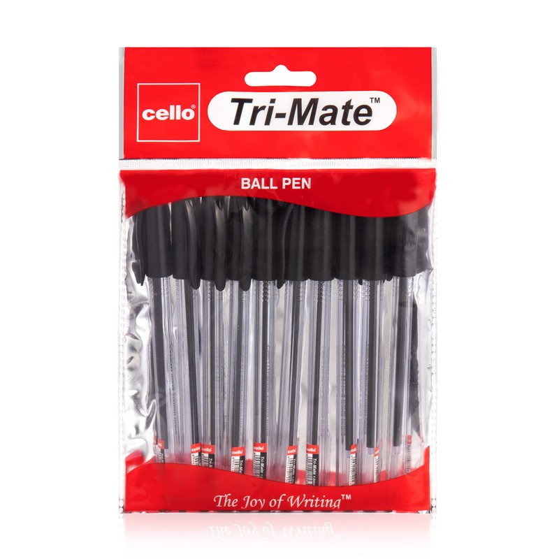 Cello Cristal Original Ballpoint Pens Medium Point Pack of 10