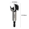 Vearter 26mm Forstner Drill Bit, High Carbon Steel Multi-Tooth Woodworking