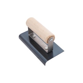 MARSHALLTOWN QLT Blue Steel Hand Edgers, Wood Handle Material, 152mm Length, 76mm Width, 10mm Radius, 13mm Lip, CE552B