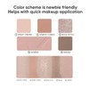 VEECCI Eyeshadow Palette, Versatile Glitter Shadows for Women with Blendable