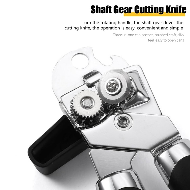 HBW 3 in 1 Tin Opener, Stainless Steel Can Opener,