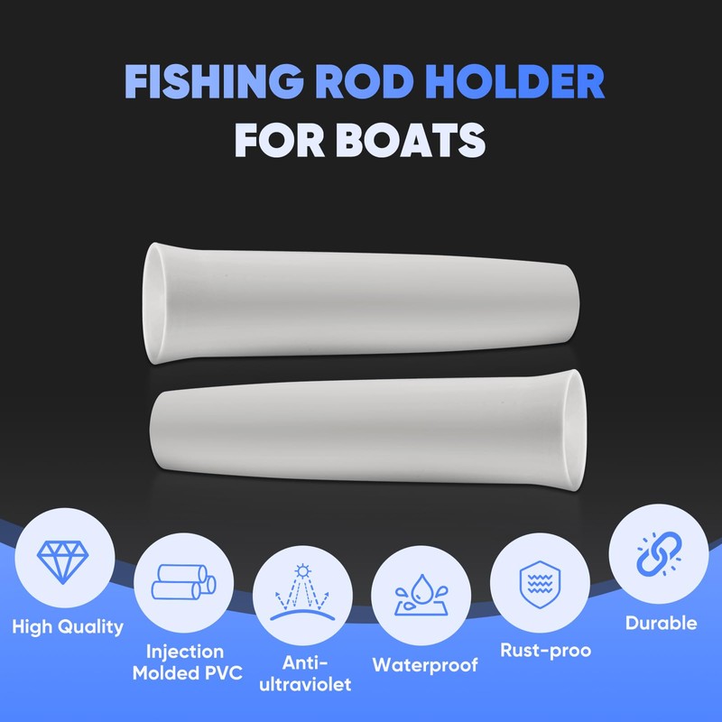 5 PCS Vinyl Inserts for Fishing Rod Holder | Suitable