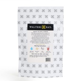 Walters Bay Coconut Iced Tea - 18 Count, Gallon Sized Tea Bags, Ceylon Tea, 100% Hand Plucked, Black Tea, Unsweetened, Tropical Coconut Flavor, Sri Lankan Tea