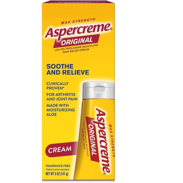 ASPERCREME Pain Relieving Creme 5 oz (Pack of 6)