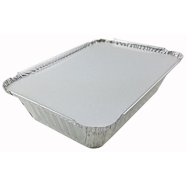 PACTOGO 2 1/4 lb. Oblong Deep Aluminum Foil Take-Out Pan