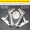 Qrity 1 Pair Lift Up Flap Top Hinge, 80 Degree