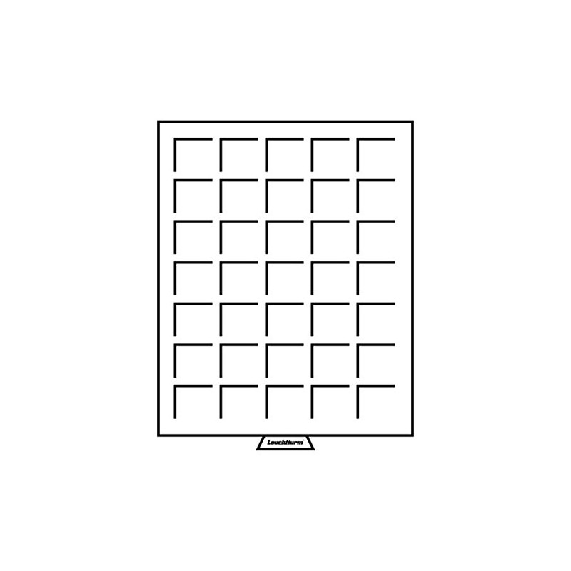 coin box SMART, with 35 square compartments up to 27