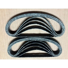 DEERFOS 3/4 X 18 PREMIUM ZIRCONIA AIR FILE SANDING BELTS! 10 PACK, YOU CHOOSE THE GRIT - 60 GRIT - 10 PACK