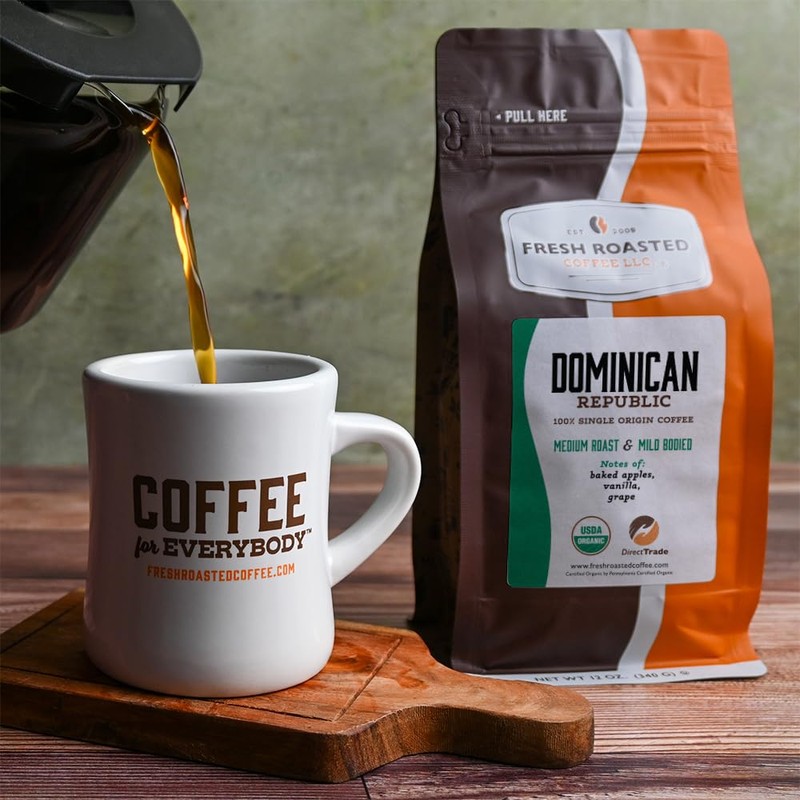 Fresh Roasted Coffee, Organic Dominican Republic | USDA, Direct Trade,