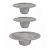 sink strainer Set 3 Coladeras Malla Fregadero Tarja Acero Inoxidable
