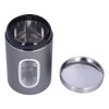 3Pcs Storage Jar Stainless Steel Food Tea Nut Container with