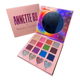 Paleta De Sombras Annette 69 Beauty Creations Original Ojos Rosa