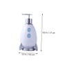 Mikinona Large Capacity Shampoo Dispenser Soap Bottle Pump Bathroom Lotion