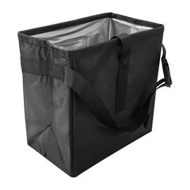 DUSCOKE Car Trash Can, Waterproof Leakproof Hanging Auto Garbage Can Car Organizer for Back Seat Storage, Large Capacity Collapsible Trash Bin Auto Garbage Bag Multipurpose for Cars SUVs Trucks (1PC)