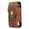 ROCKTOL Multitool Sheath, Premium Leather Snap Sheath for Belt, Multi-Tool
