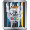 BIC - Case with 4 Ballpoint Pens, 4 Colours, Collection