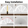 Half Circle Window Shade Arch Window Cellular Blackout Shades Cordless