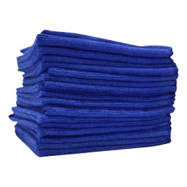 PACKLIFE Paño De Microfibra Multiusos 40x40 Paq Con 12 Pzas, Packlife Color Azul