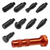 UHANBUT Paintless Dent Repair Kit, 9 Different Shaped Hammer Heads