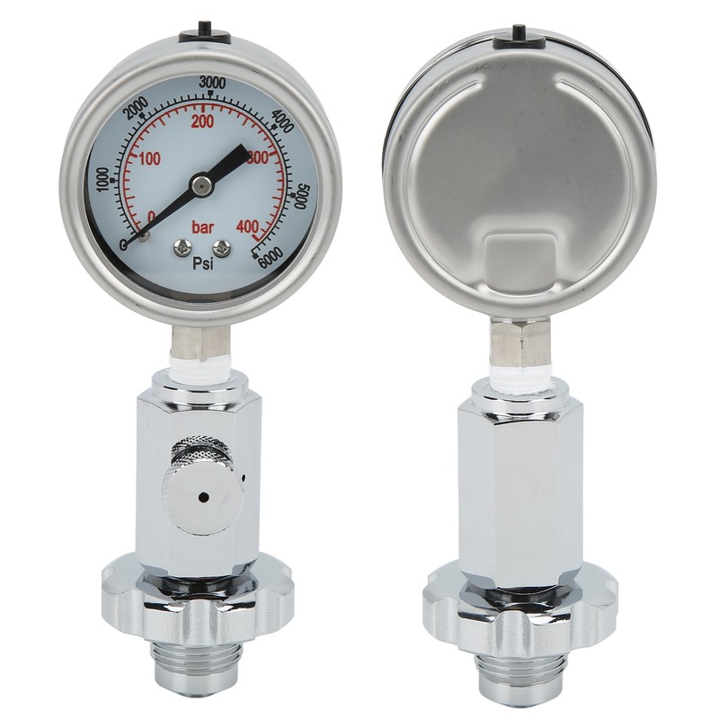 Scuba Diving Air Tank Pressure Testing Checker with 0‑400 Bar