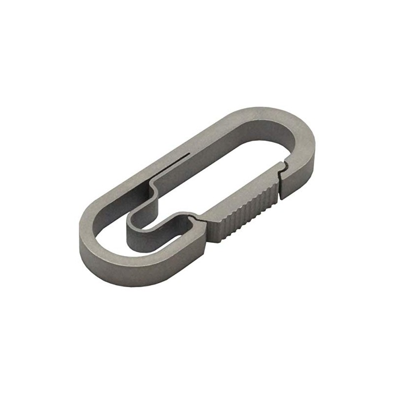 KOYOKOMA Oval Carabiner, Titanium Alloy, Small, Mini Type, Key Holder,