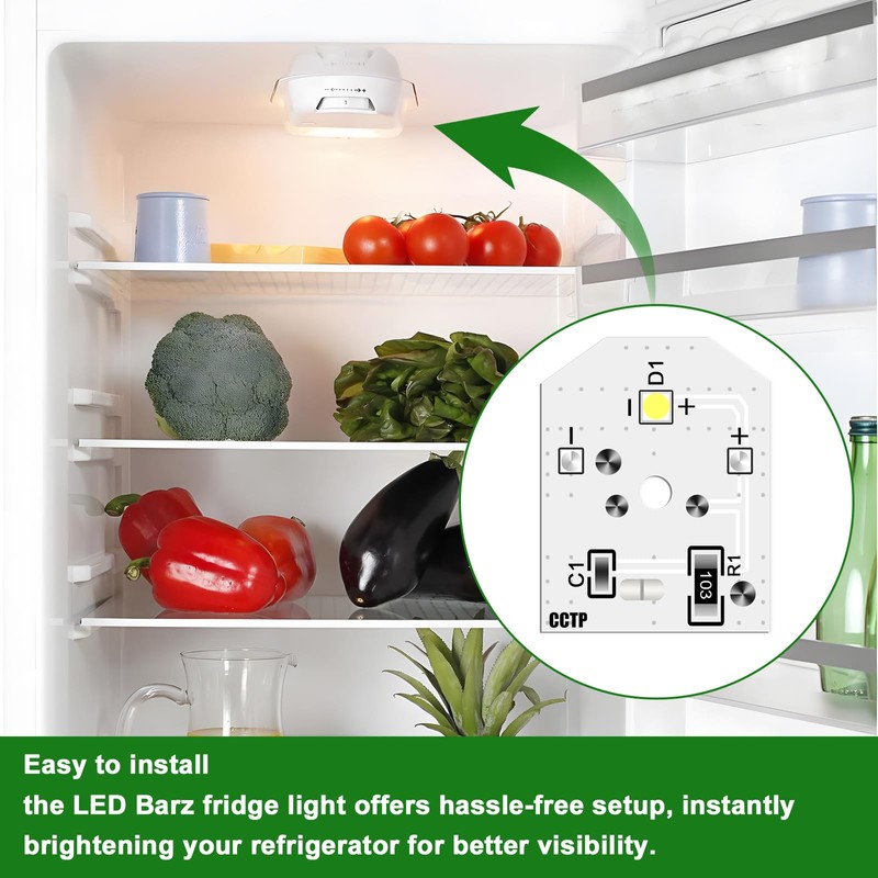 WR55X11132 LED Refrigerator Light Bulb for GE Refrigerator Light Bulb