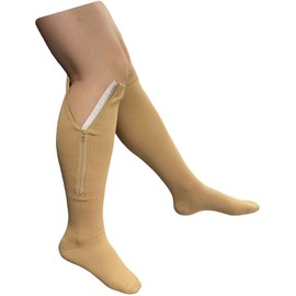 Presadee Closed Toe 15-20 mmHg Zipper Compression Circulation Fatigue Leg Socks