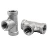 PHITUODA 2 PCS 1/4 Inch Female NPT Tee Pipe Adapter