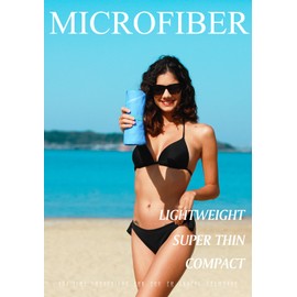 Yongoes 4 Pack Microfiber Lightweight Thin Beach Towel Sand Free Quick Dry Super Absorbent Compact Oversized Large Towels for Swimming Pool Yoga Gym Travel Vacation Accessories Essentials Adults