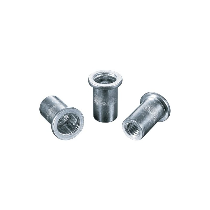 LOBTEX Blind Nut "Nut" (Flat Head, Aluminum) Eco Pack Plate