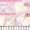 Aesthetic Stationery Supplies with Pink Pencil Case & Notebook, Pastel