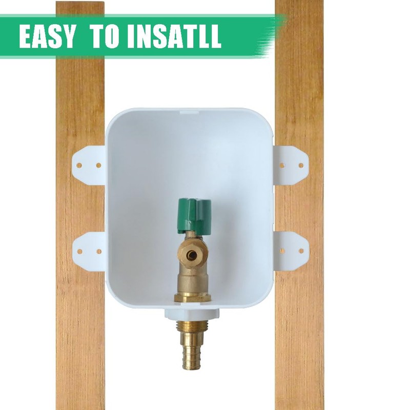 TT FLEX Ice Maker Outlet Box - 1/2 Inch Pex
