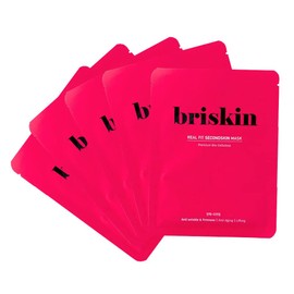 Genuine Briskin Real Fit Second Skin Mask, Tension, Flex (Firm Skin Support), Pack of 5